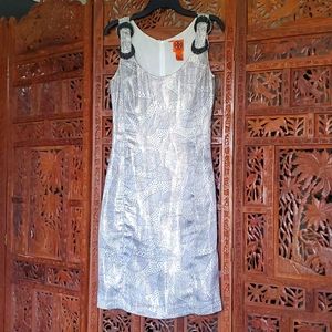 Tory Burch Shimmering Shift Dress, Sz 8